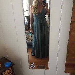 bhldn eva dress moss